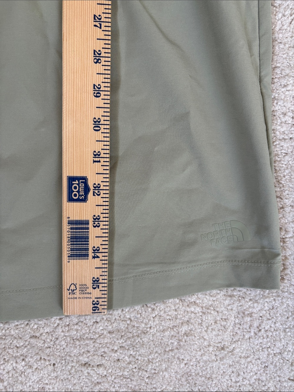 North Face Never Stop Dress Tea Green Outdoors Hiking Pockets Women’s Medium - Picture 15 of 16